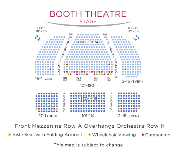 Chicago Theater Booth Seating Chart