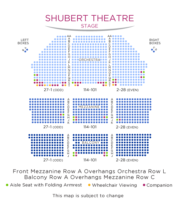 shubert theater seating chart matilda - Part.tscoreks.org