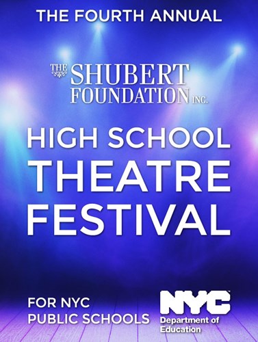 High School Theatre Fesival Poster
