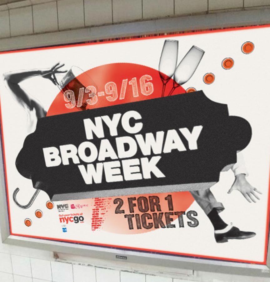 NYC Broadway Week Poster