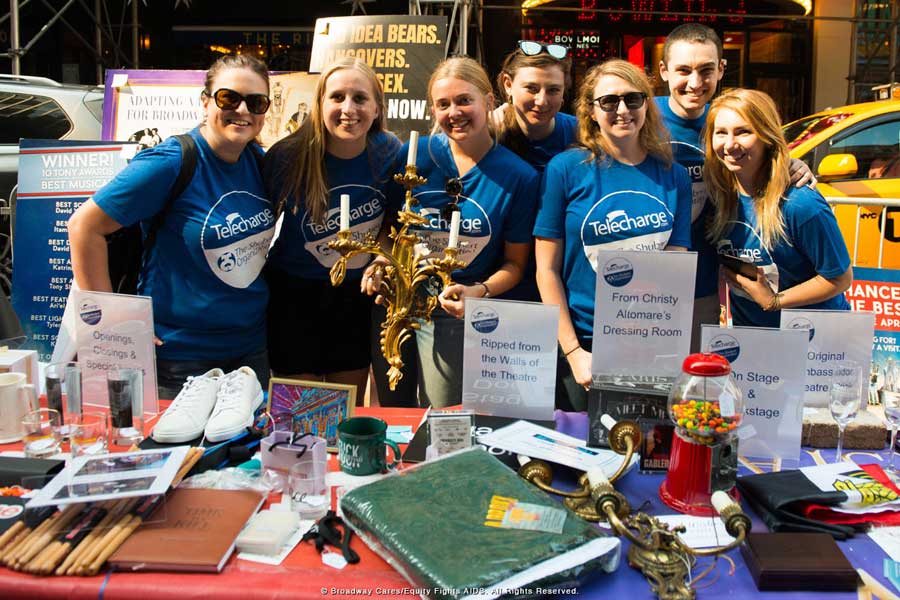 Shubert/Telecharge Team Raises $21,923 At Broadway Flea Market