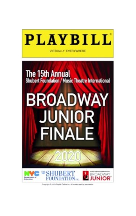Join us! The 15th Annual Broadway Junior (Virtual) Student Celebration