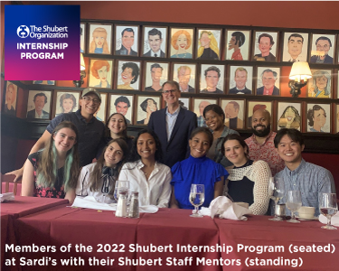 Applications Now Open for the Shubert Organization Internship Program