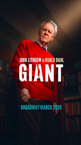 GIANT Broadway Play John Lithgow Roald Dahl
