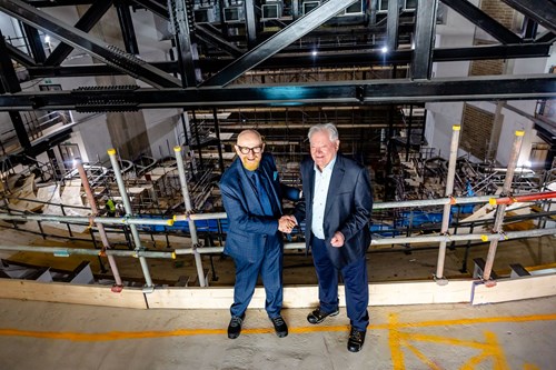 L-R Howard Panter (CEO & Creative Director, Trafalgar Entertainment) & Bob Wankel (Chairman & CEO, The Shubert Organization). Credit Danny Kaan