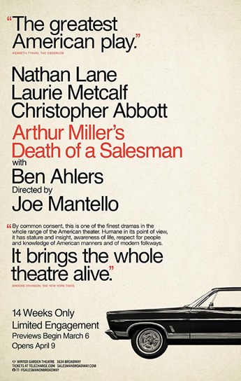 Death of a Salesman Broadway Nathan Lane Laurie Metcalf